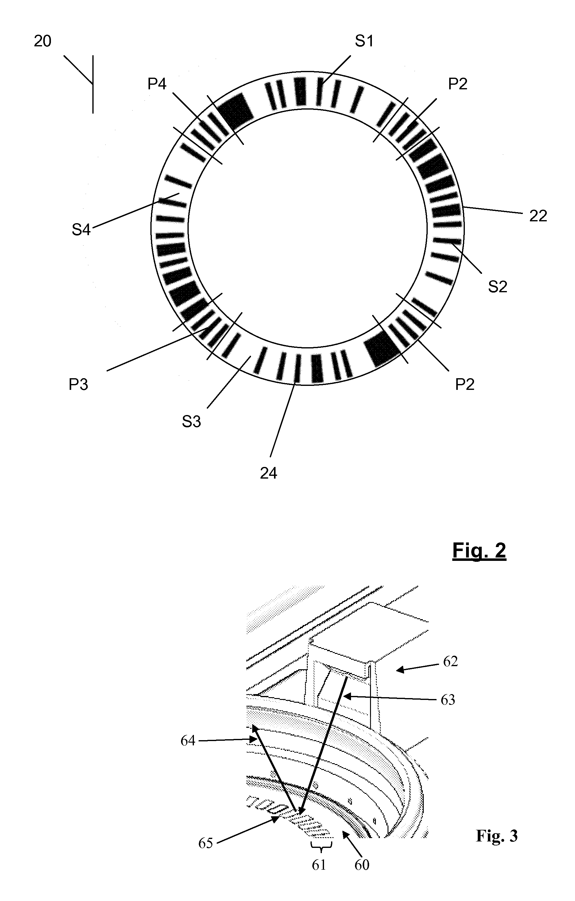 Support and capsule for preparing a beverage by centrifugation, system and method for preparing a beverage by centrifugation