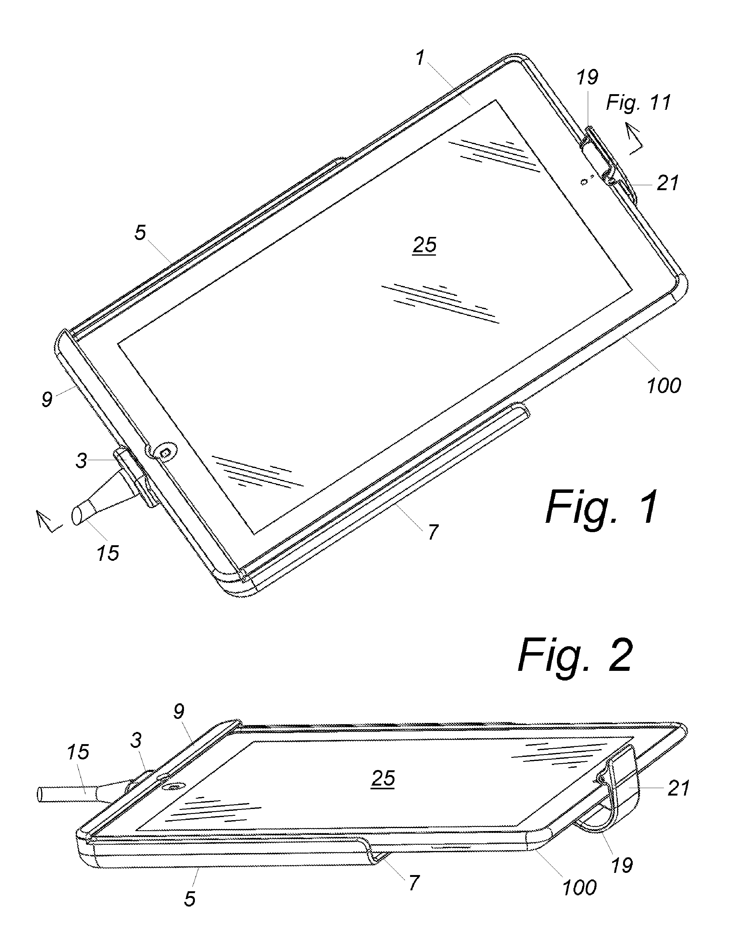 Docking sleeve with electrical adapter