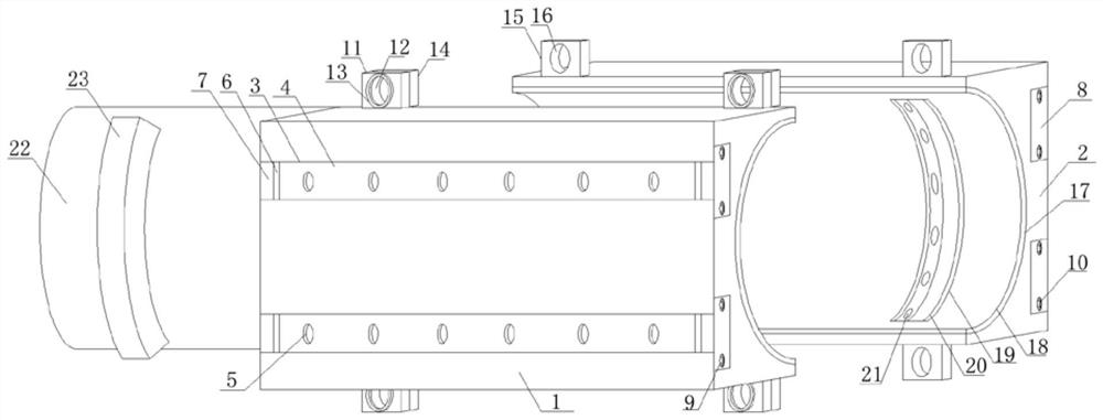 An anti-seismic support for a fire exhaust fan