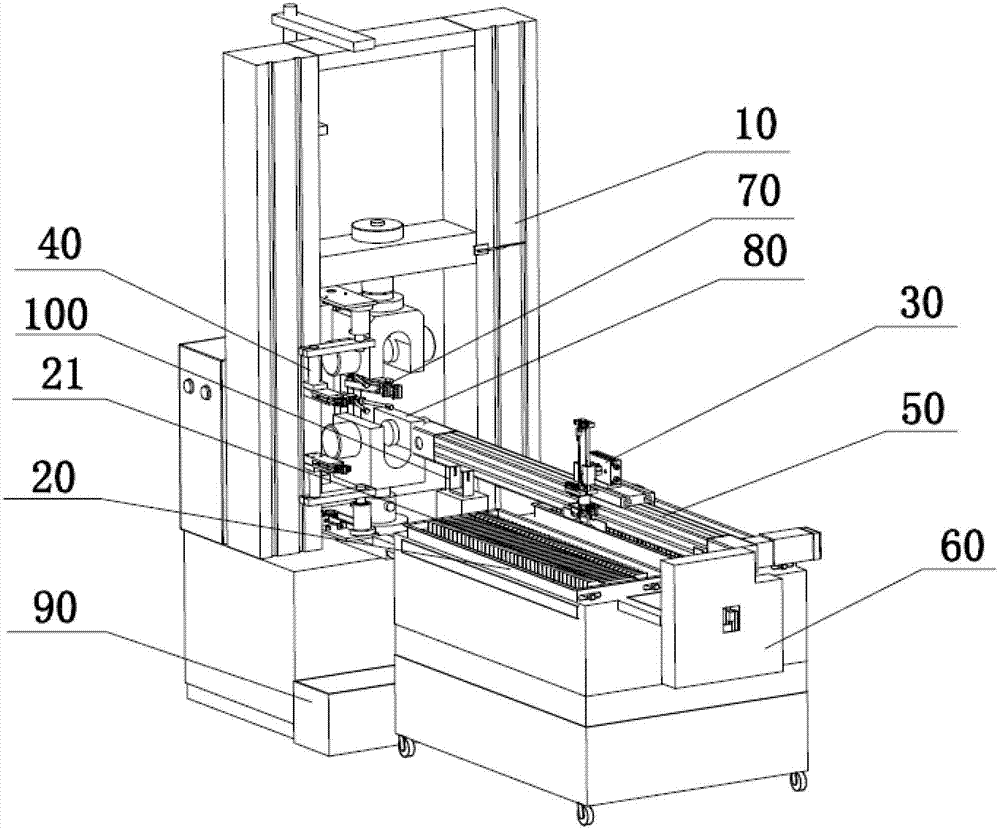 Full-automatic tension testing machine