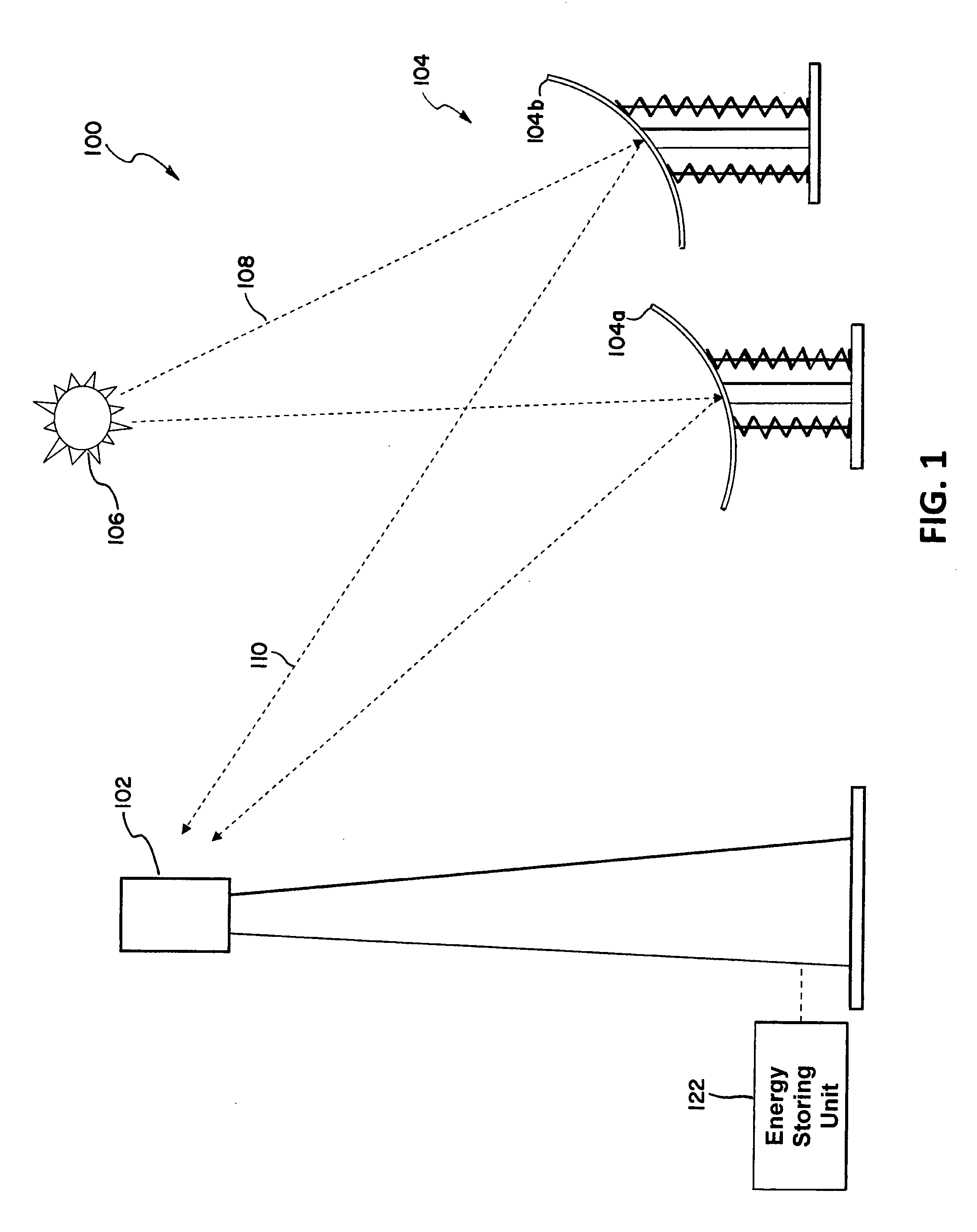 Method and apparatus to control a focal length of a curved reflector in real time