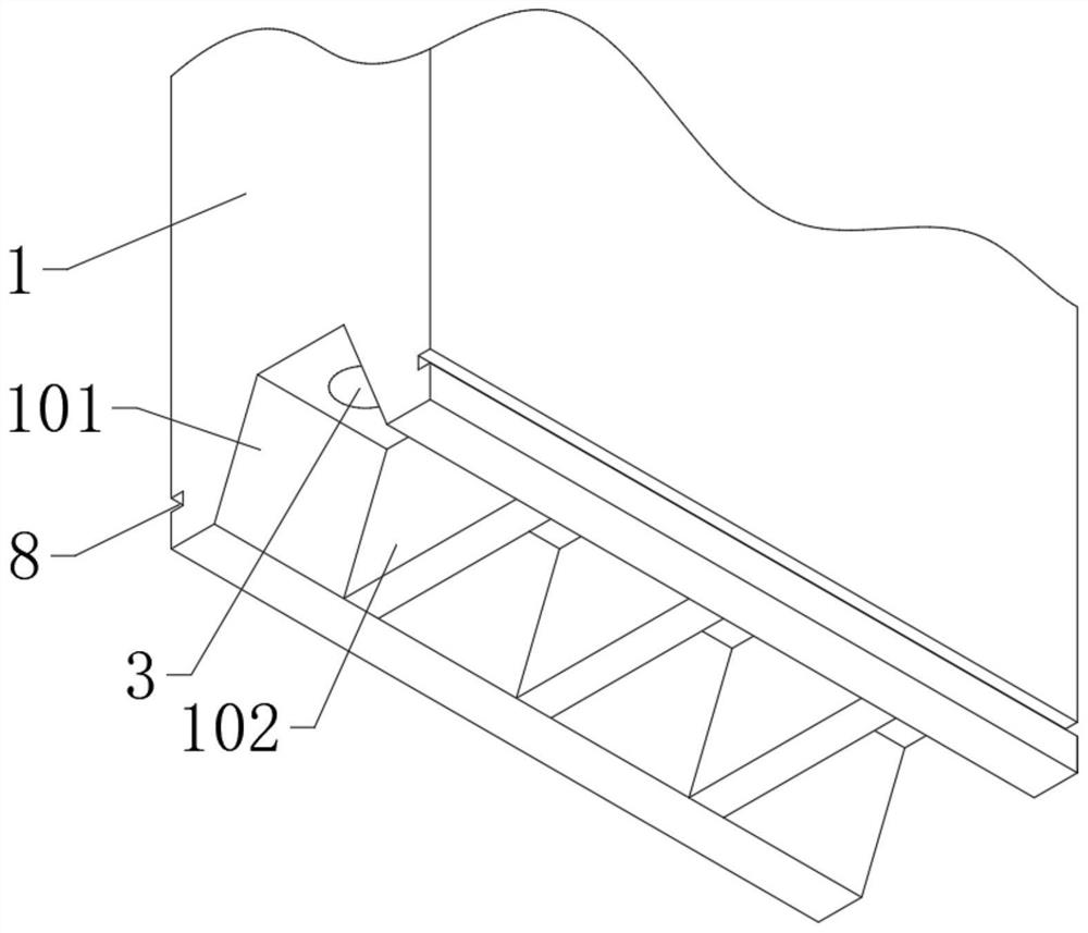 Fabricated building structure convenient for butt joint and grouting