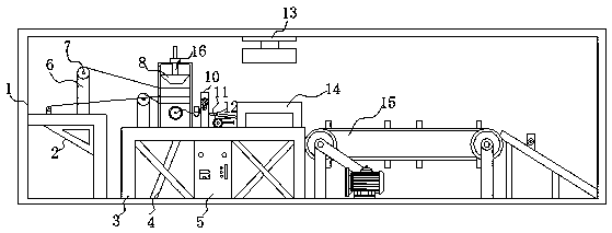 Cutting device with locating function for producing mask