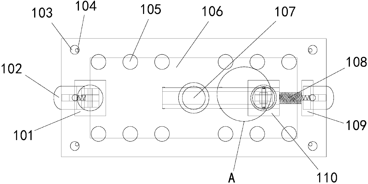 Telescopic rotary mechanism of automobile sound panel