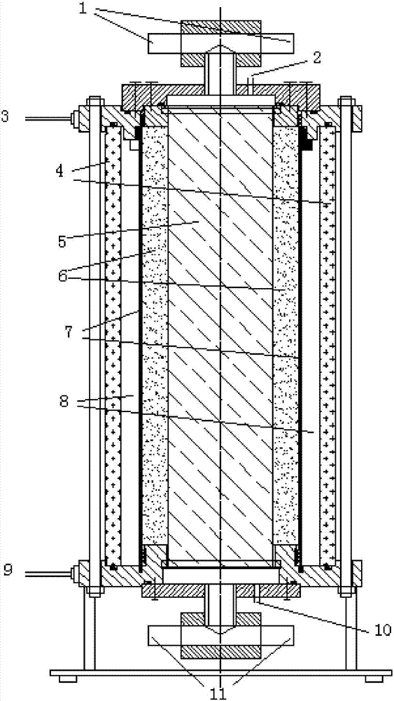 Drainage board flow test equipment and its test method considering board-soil interaction