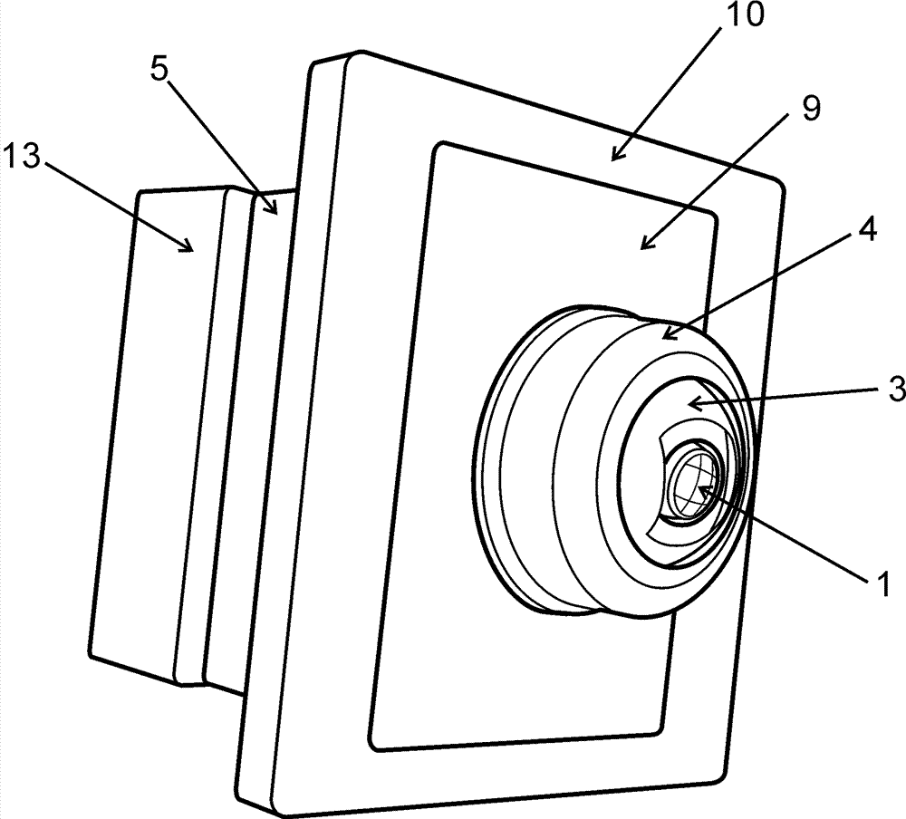 86 type infrared sensor apparatus with tunable detection directions and angles