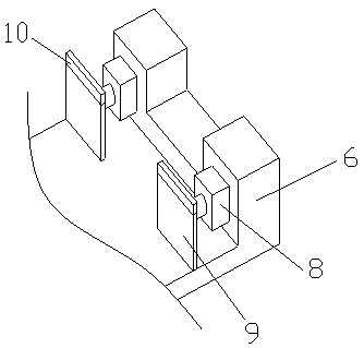 Coating device for mobile phone shells, and coating method thereof