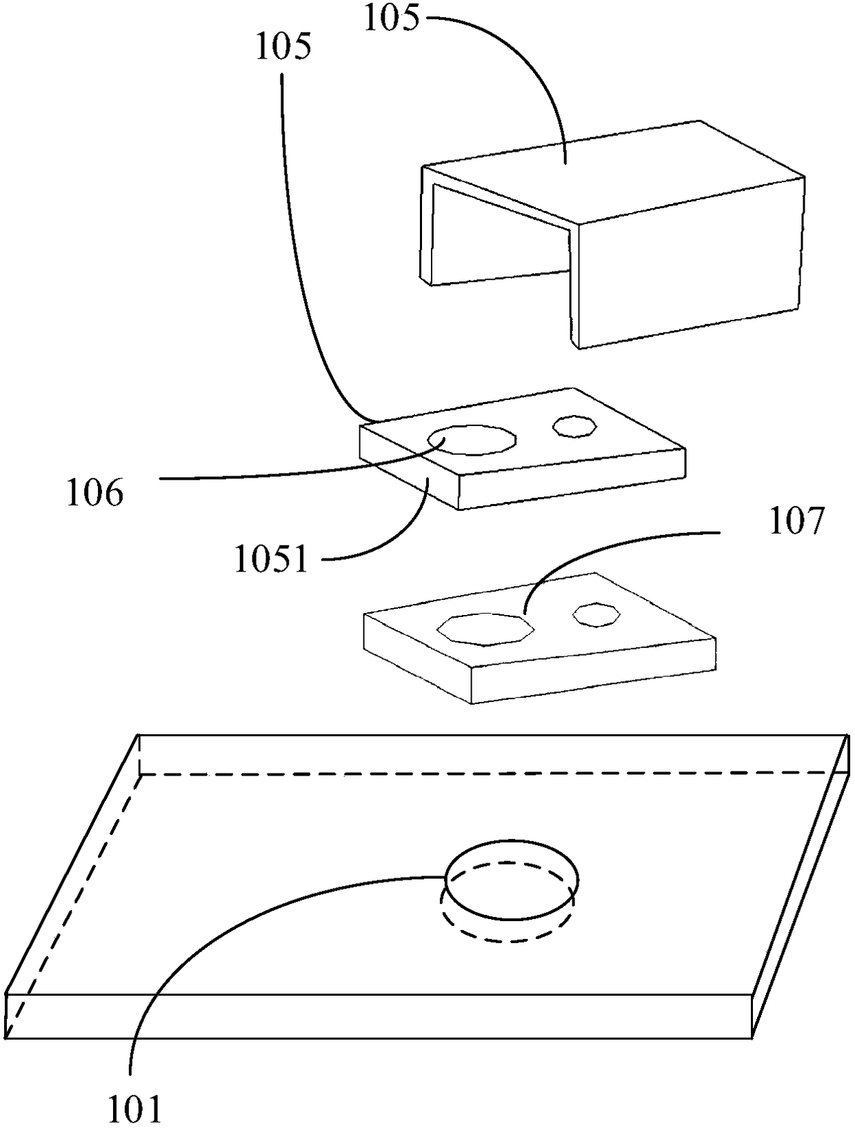 Temperature measuring device and method for microwave oven, and microwave oven