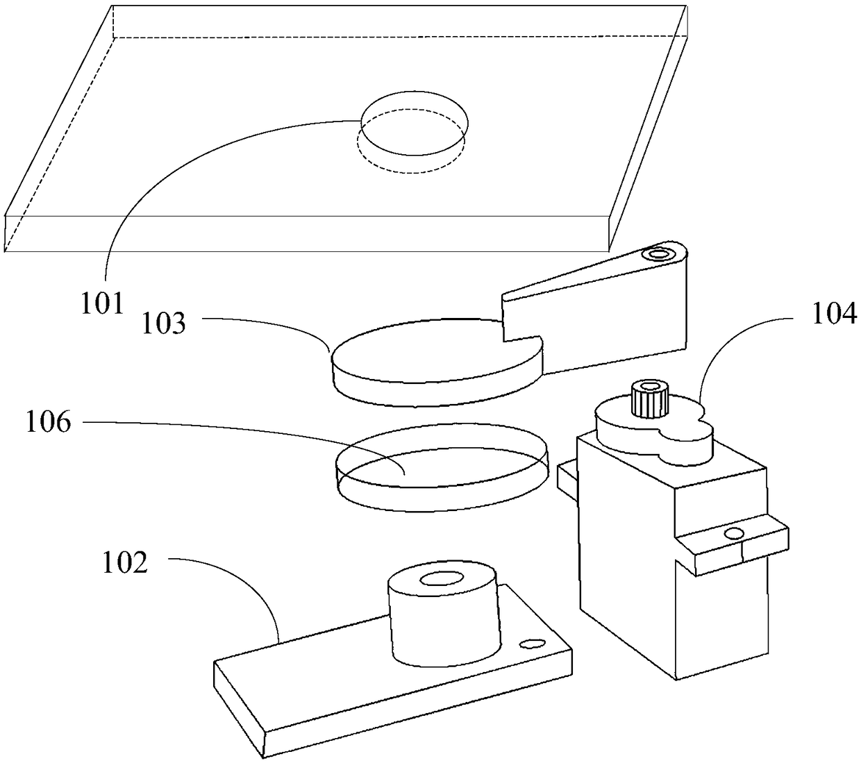 Temperature measuring device and method for microwave oven, and microwave oven