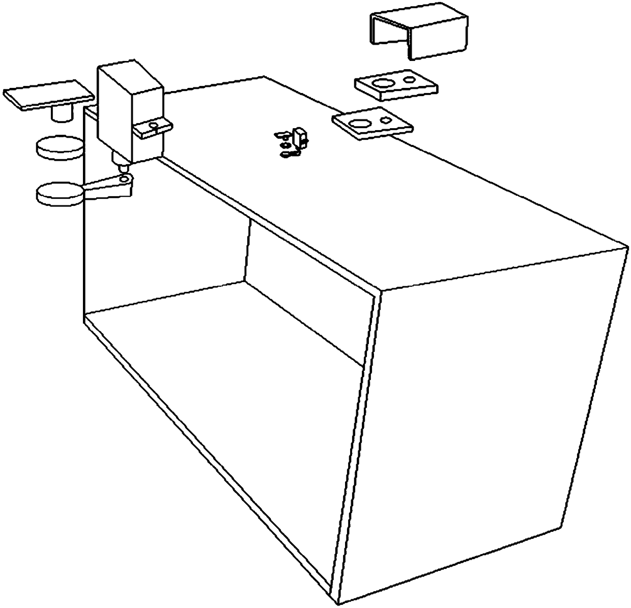 Temperature measuring device and method for microwave oven, and microwave oven