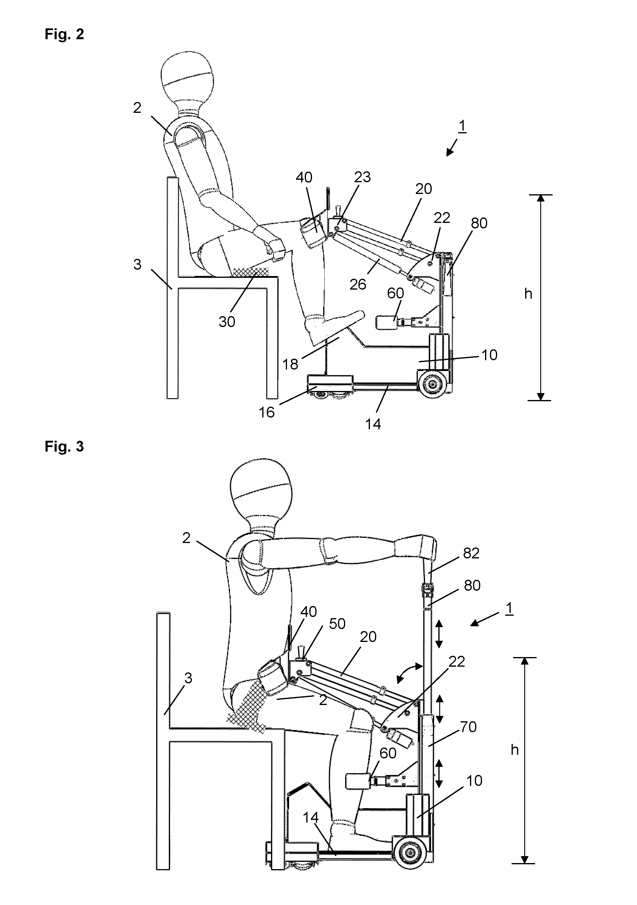 Mobility device for physically disabled people