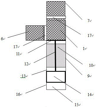 Solid particle block tower-type solar pulse driven heat-exchange and heat-transmission system