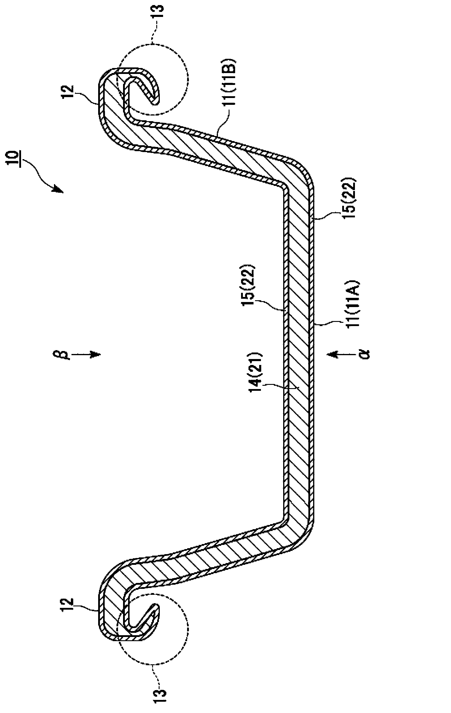 Fiber-reinforced plastic sheet pile