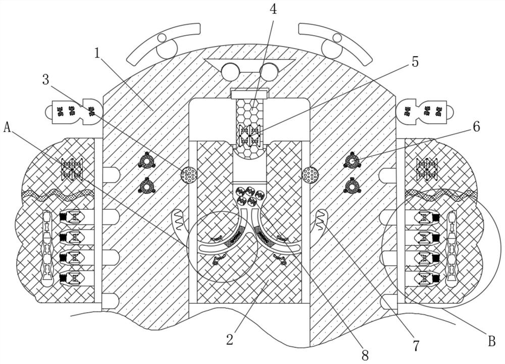 Convenient-to-replace storage equipment for internet sales device