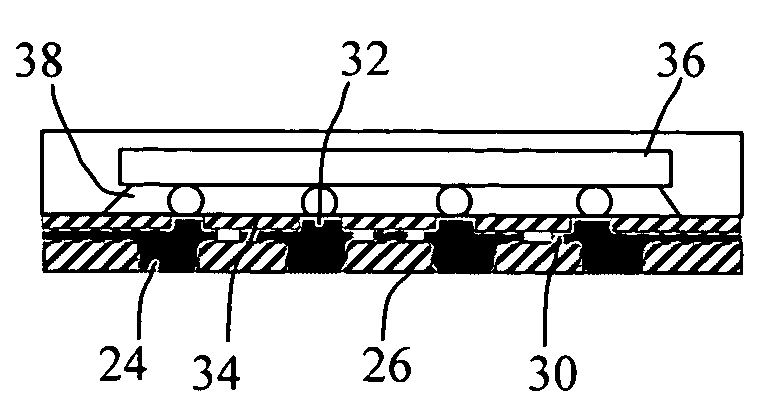 Process for fabricating pad frame and integrated circuit package