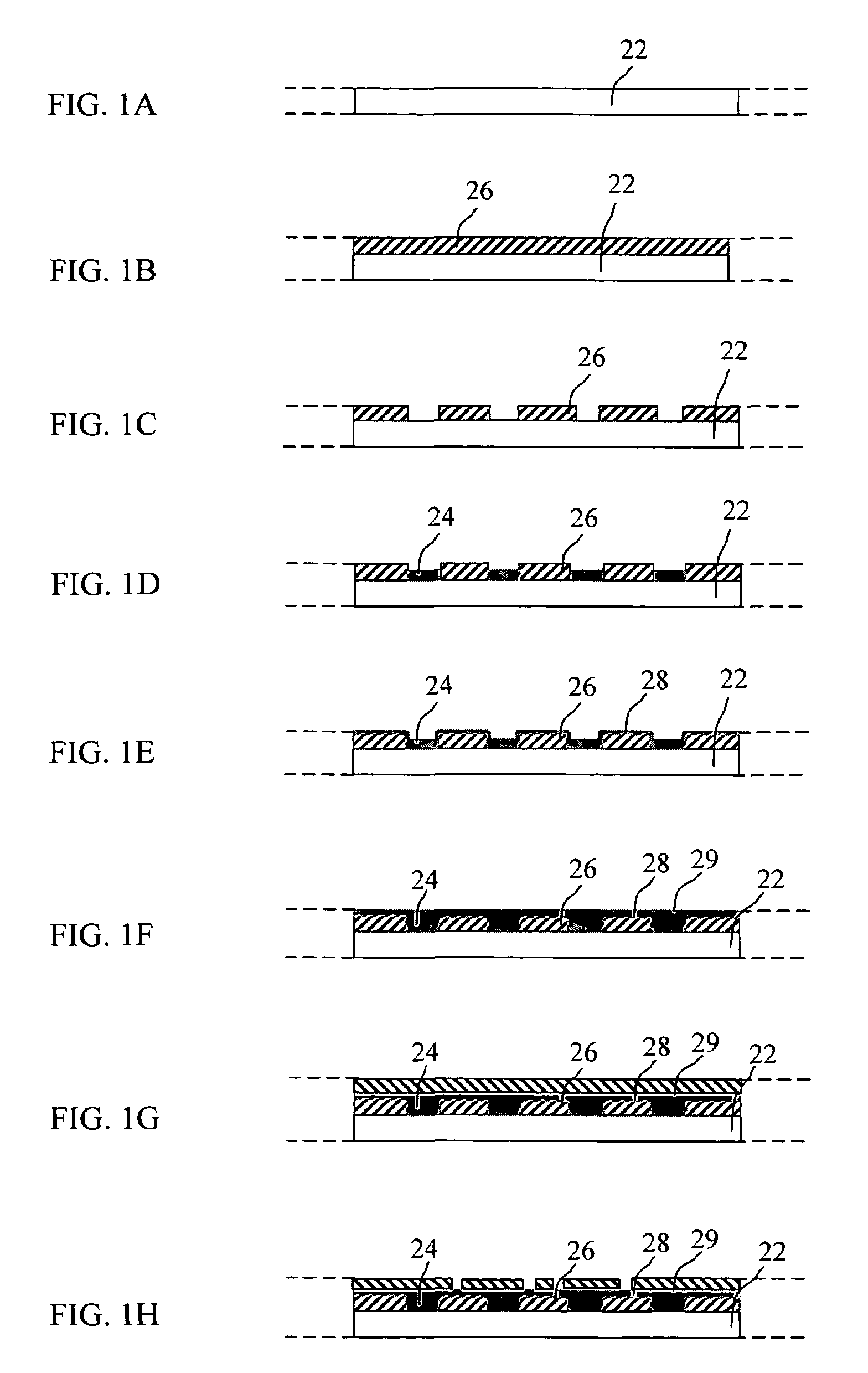 Process for fabricating pad frame and integrated circuit package