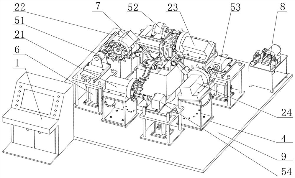 A reliability test method of multi-working condition simulated loading servo-powered tool holder