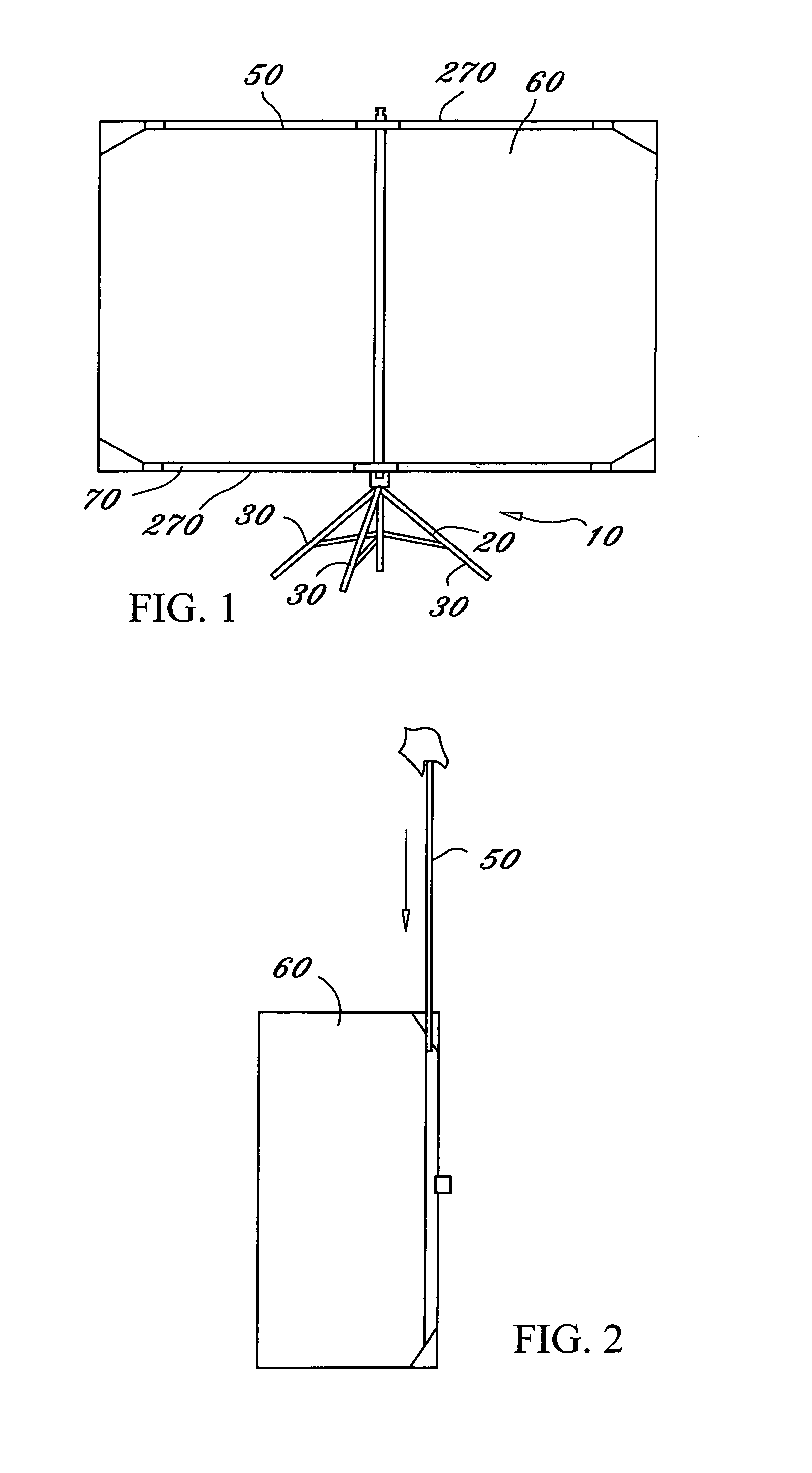 Portable screen assembly