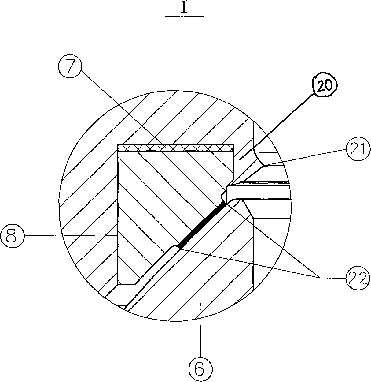 Overhead valve of pulp digester