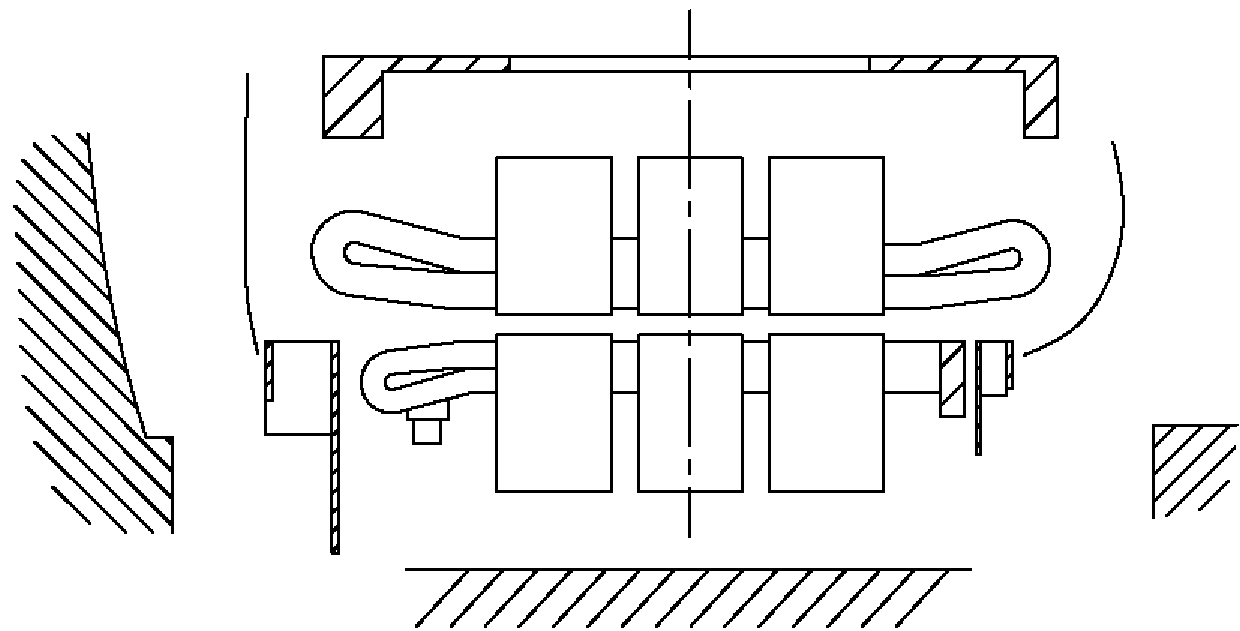 Overall machine wind path structure of high-power and high-peed permanent magnet synchronous motor
