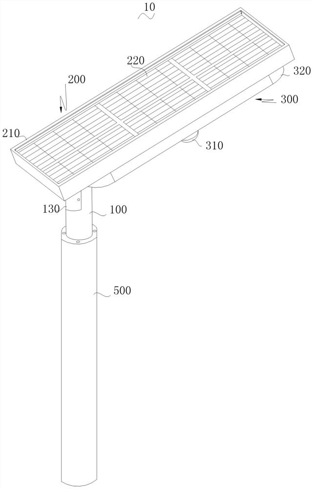 Solar LED street lamp