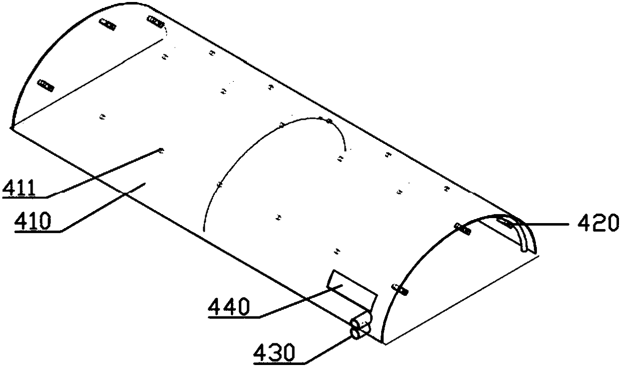 Gas pillar supporting system for high-pressure tent