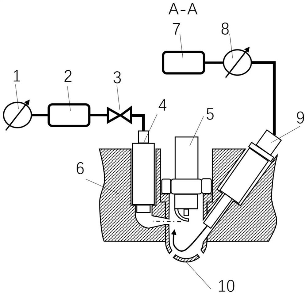 Fuel and air separation active control type ignition chamber system