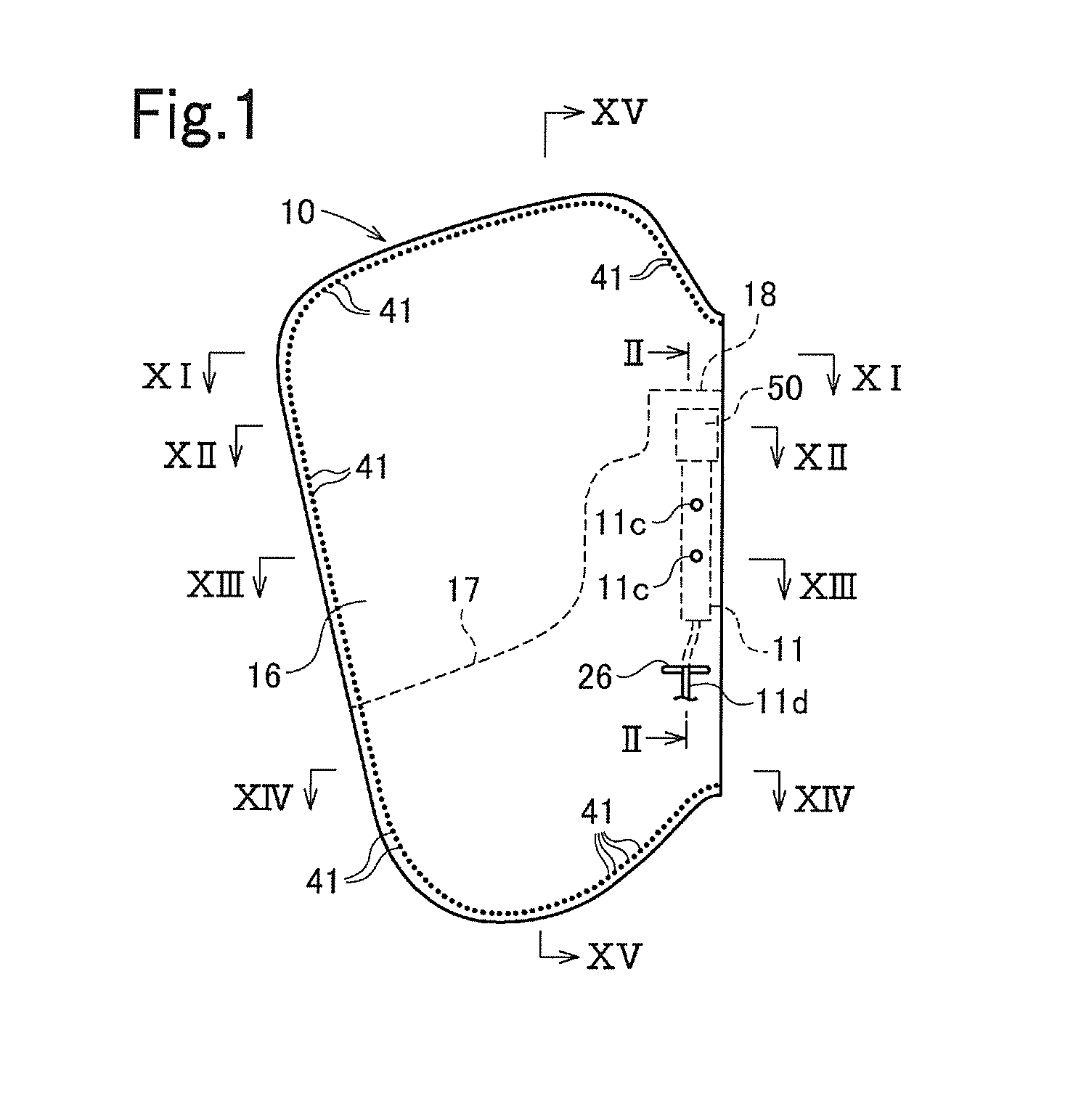 Side airbag device