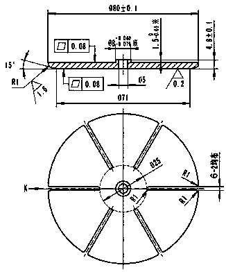 A kind of cucr contact surface finish processing equipment and processing method thereof