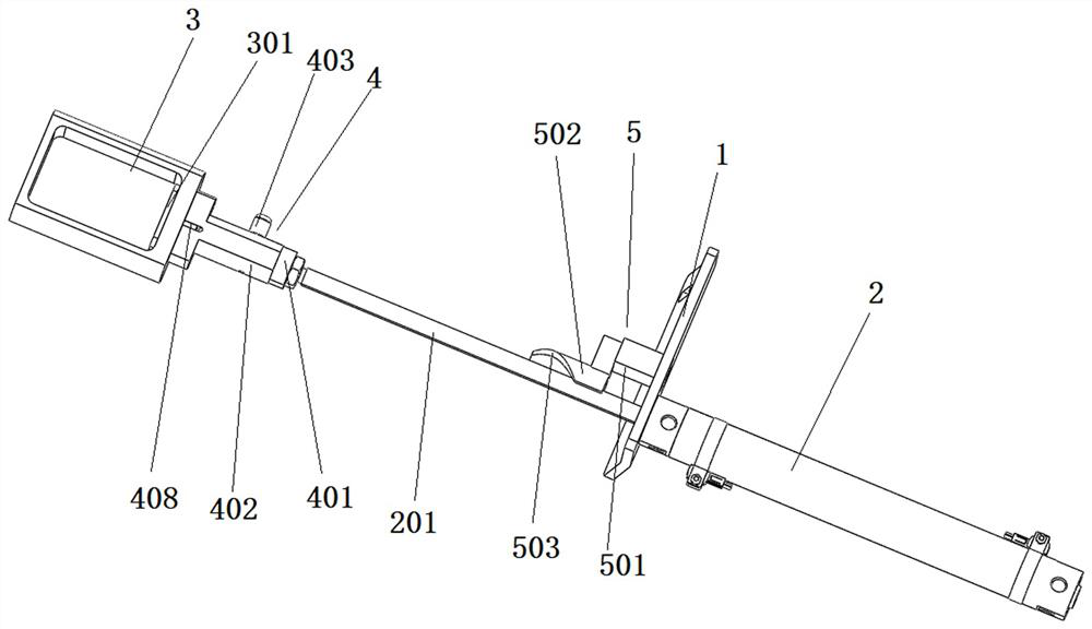 Rotary material transfer device applied to numerical control machine tool and production process of rotary material transfer device