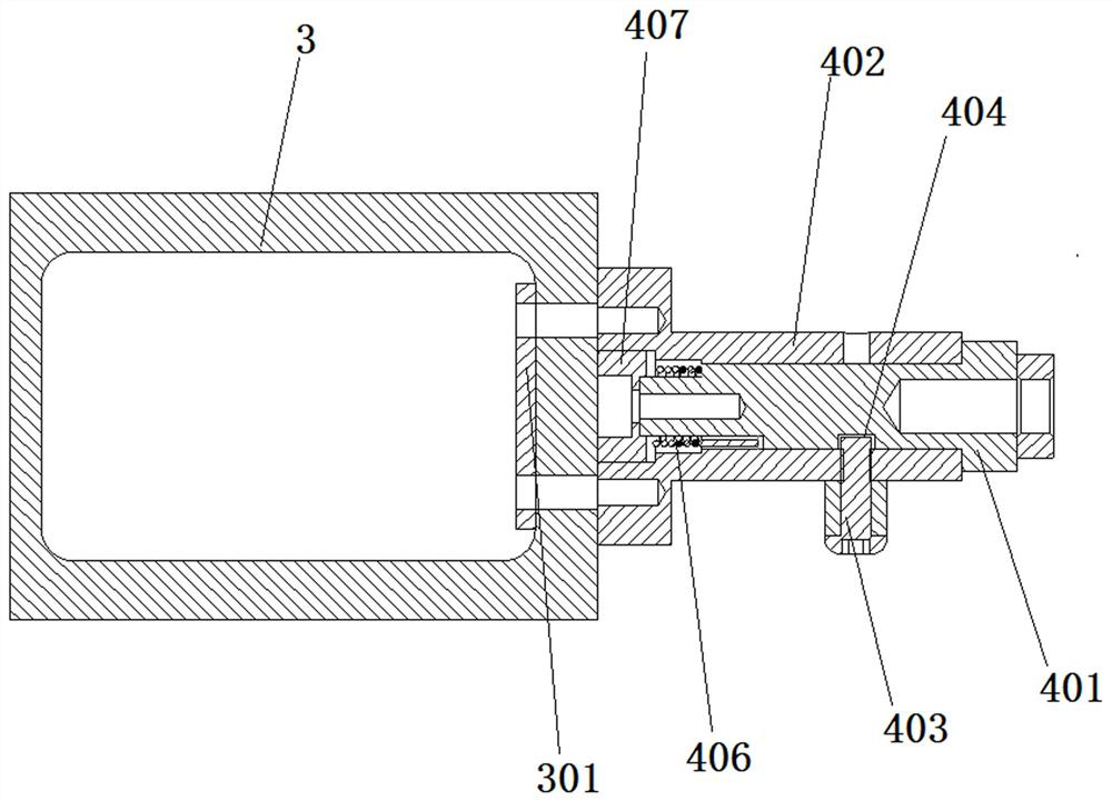 Rotary material transfer device applied to numerical control machine tool and production process of rotary material transfer device