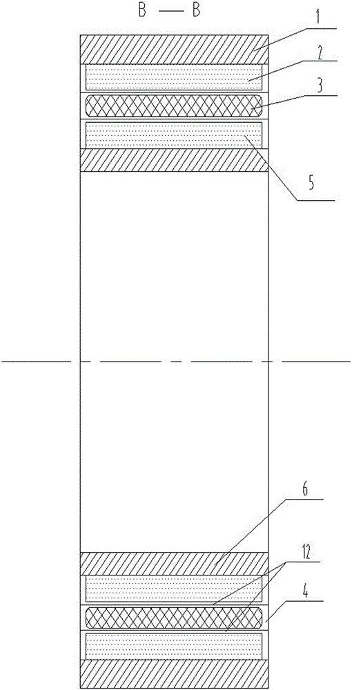 Permanent magnet finite angle motor without magnetic yoke structure