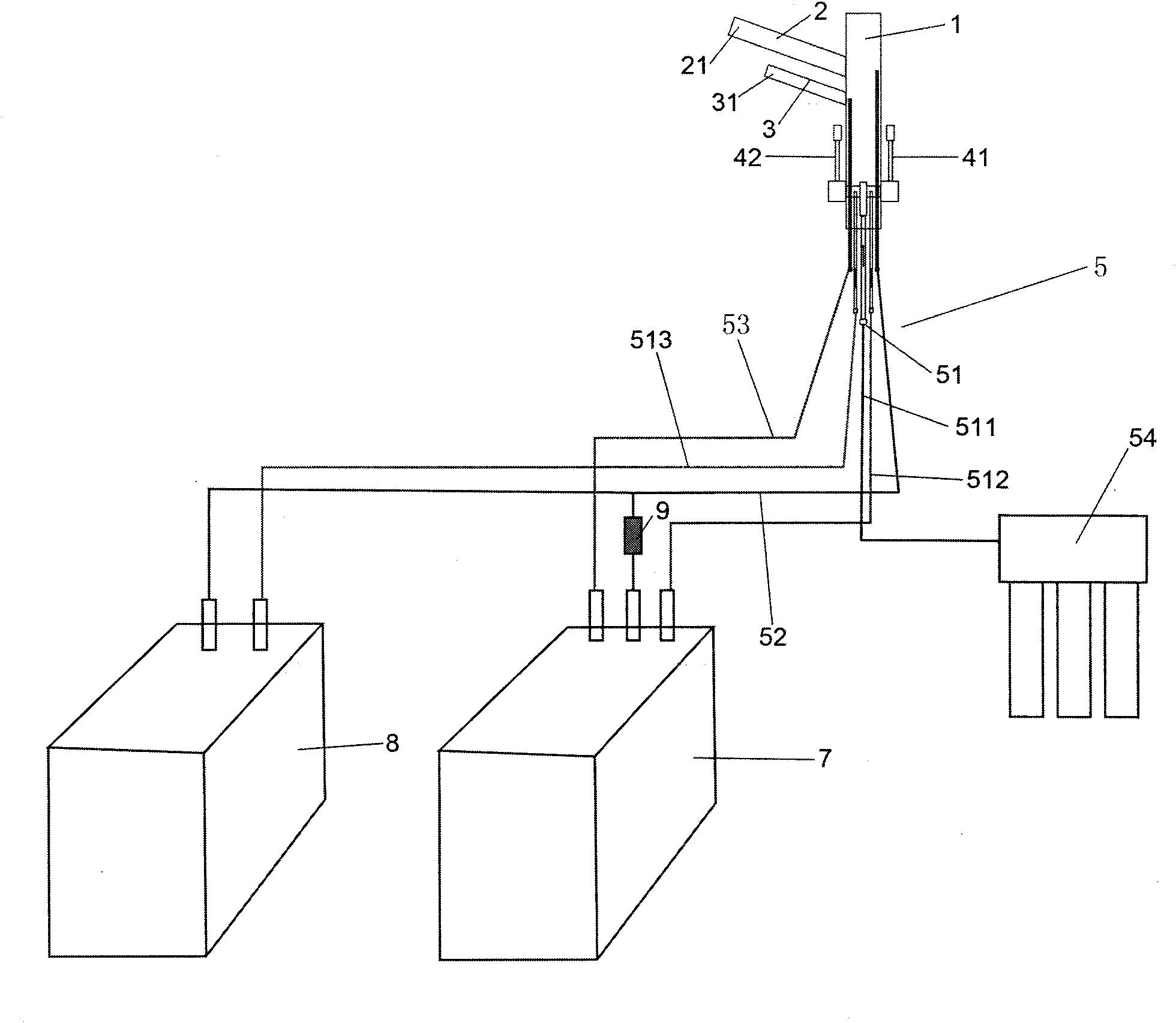Tap structure for water ionizer