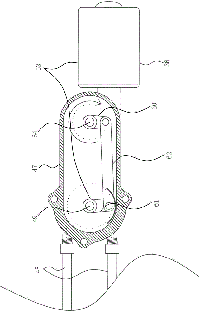 Three-scraping-piece flexible wall round hole internal-supported connecting rod wire wheel type windscreen wiper