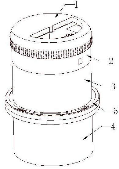 Household garbage crushing and recycling device