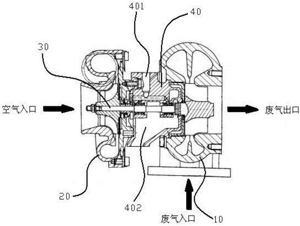 Turbocharger device and control method for reducing oil leakage risk of turbocharger