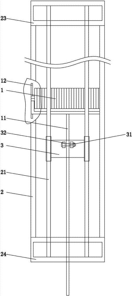 Concrete pavement broom-finish device