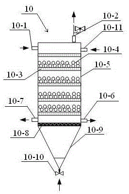 Device and method for measuring total chromium in water by enrichment and elution flow injection chemiluminescence