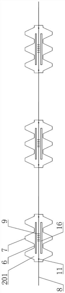 Fish-shaped fiber grating wide-range pressure sensor