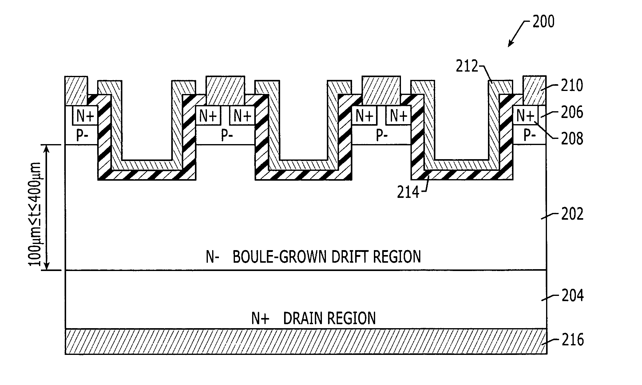 Methods of forming power semiconductor devices using boule-grown silicon carbide drift layers and power semiconductor devices formed thereby