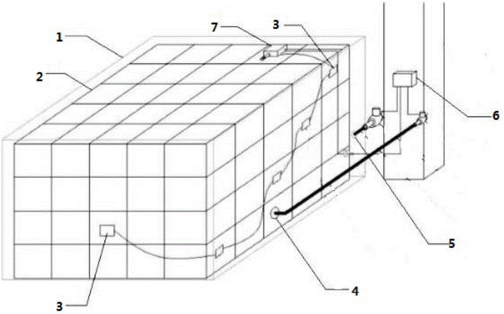 Tobacco stack physical air conditioning control device