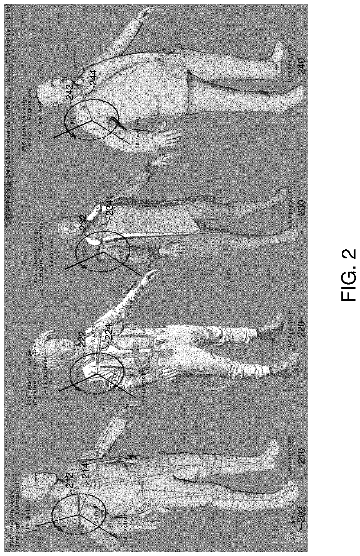 Universal body movement translation and character rendering system