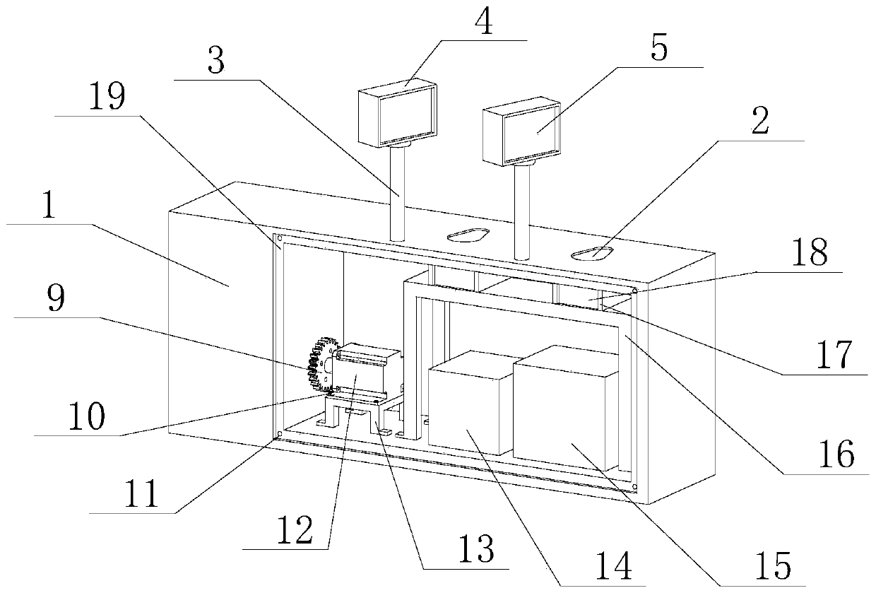 Quick temperature measurement and safety check human body channel