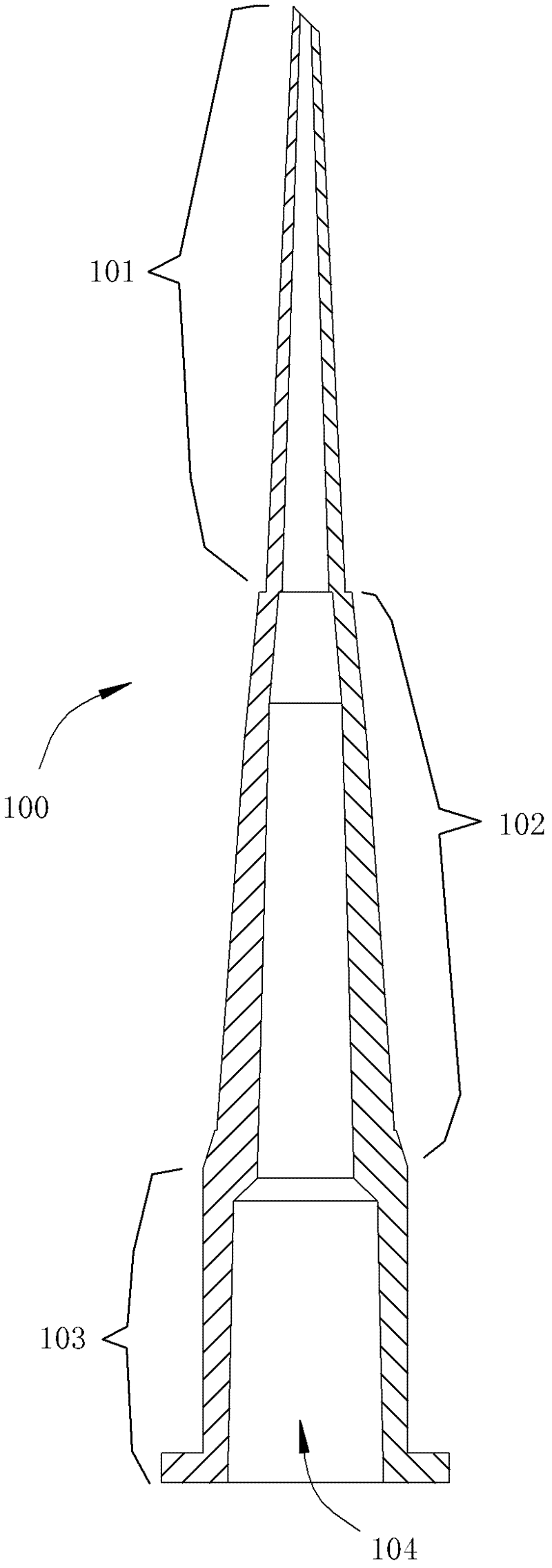 Ink nozzle preparation method