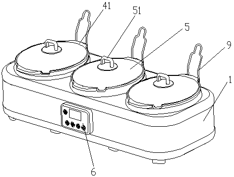 Slow stew pot with computer control panel