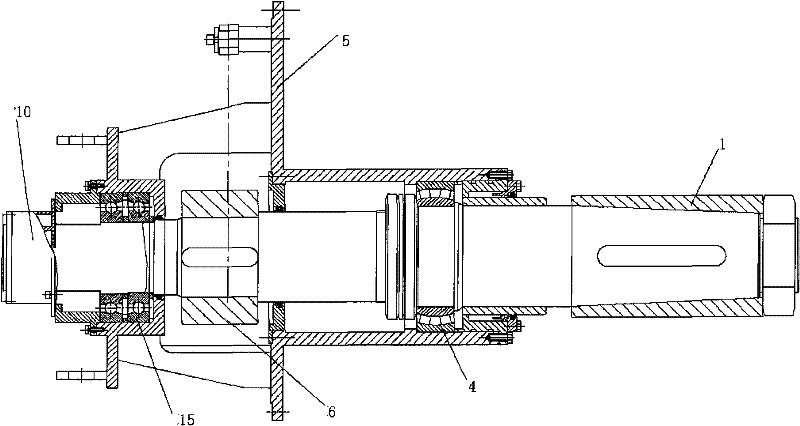 Fin rotating mechanism capable of dynamically measuring fin lift force
