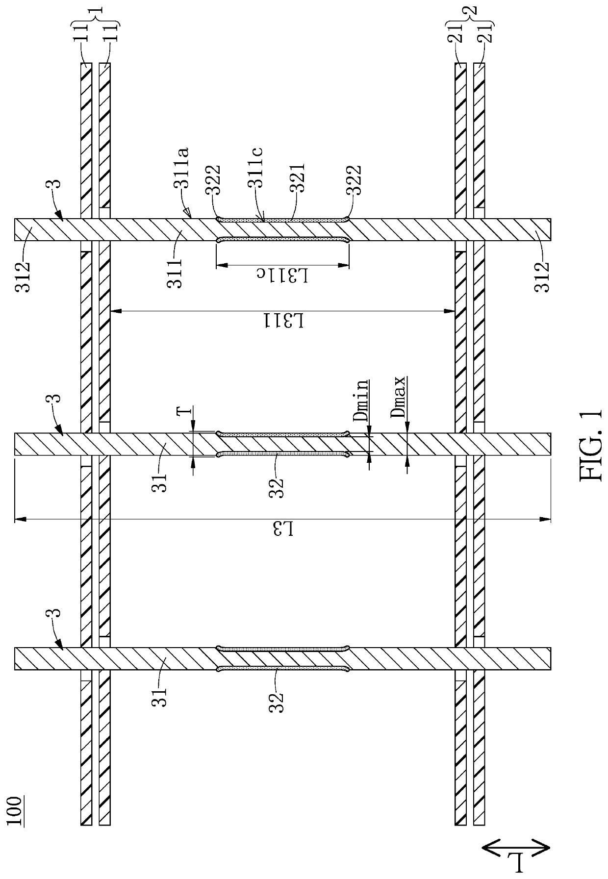 Probe card device and neck-like probe thereof