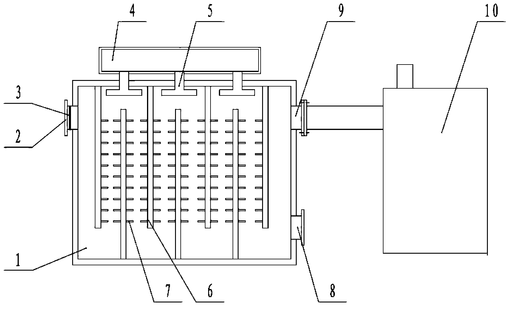 Chemical waste gas treatment device