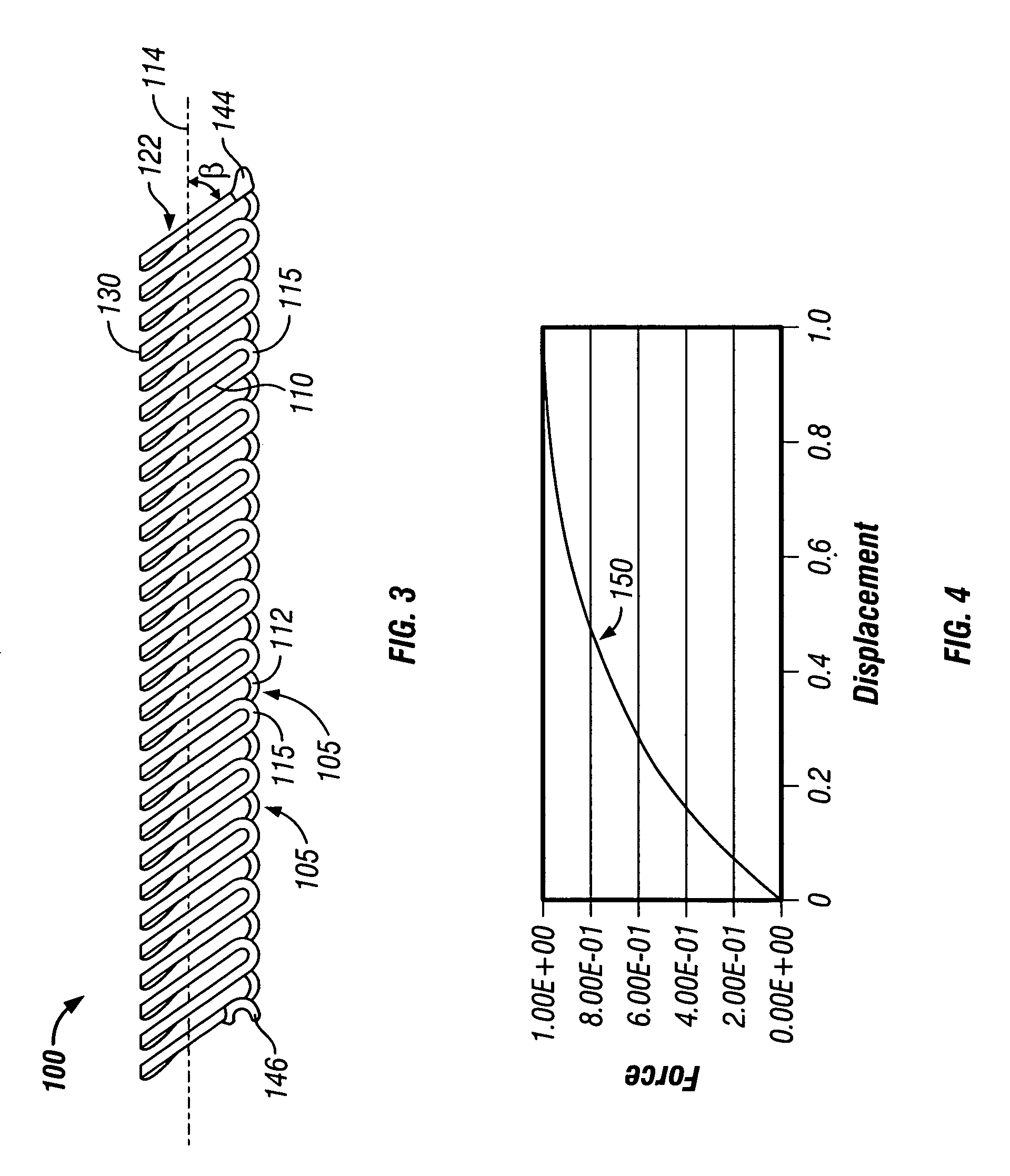 Electrical contact with plural arch-shaped elements