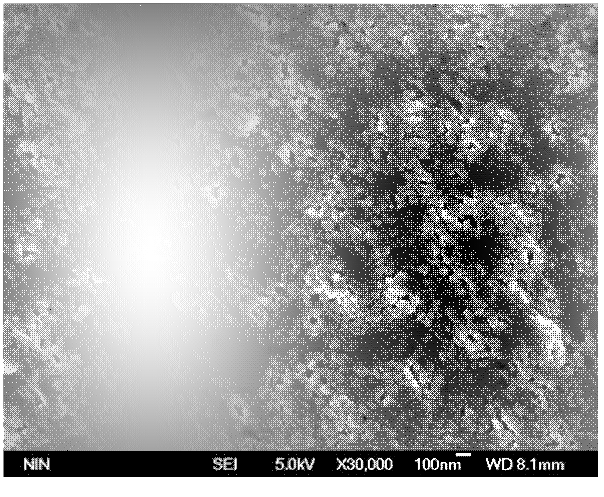 Method for preparing Nd/Co-codoped BiFeO3 film on FTO (fluorine-doped tin oxide)/glass substrate surface